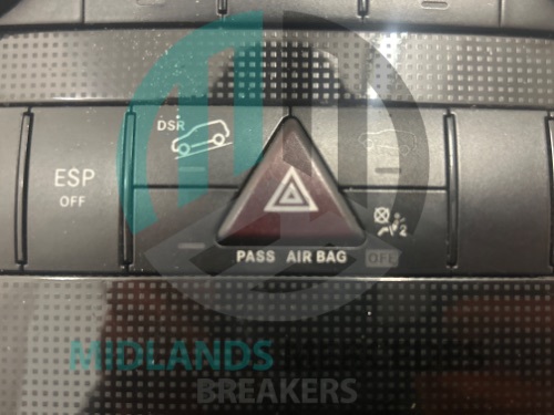 MERCEDES-BENZ ML W164 Climate Hazard Panel With Surround