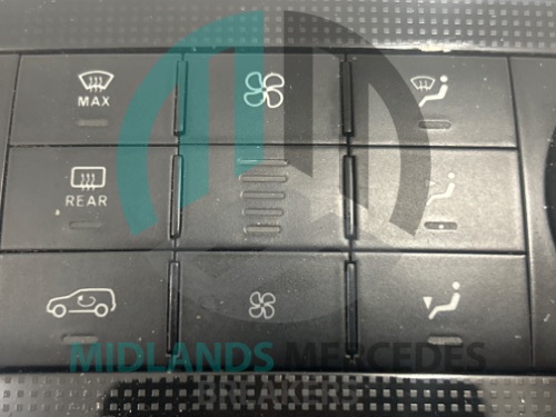 MERCEDES-BENZ ML W164 Climate Hazard Panel With Surround