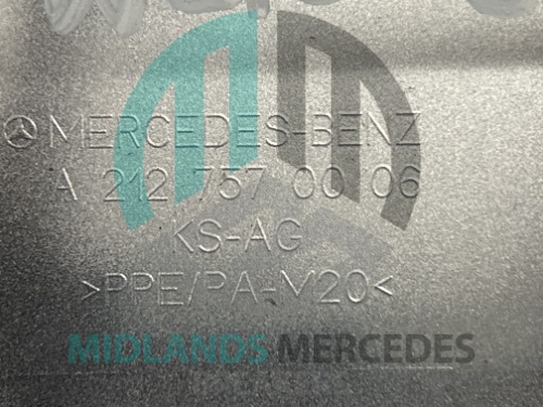 MERCEDES-BENZ E Class W212 Fuel flap